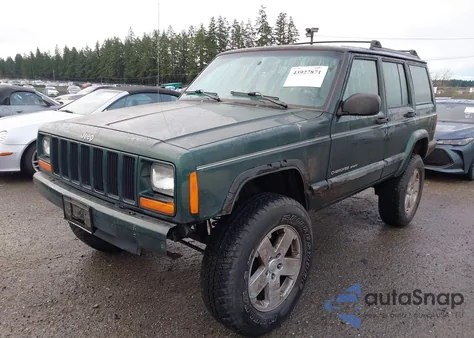 1999 Jeep Cherokee Classic/Sport из США, поврежденный, VIN 1J4FT68S9XL504317